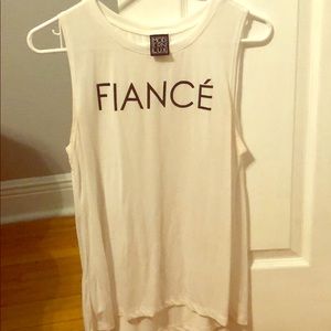 Fiancé tank top